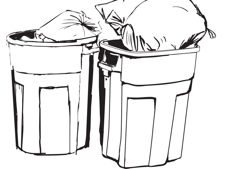garbage coloring pages to print - photo #12